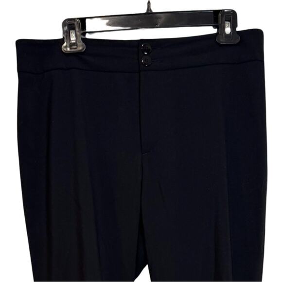 Womyn Back Slit Black Pant Midrise Women's Size 10‎ - Picture 6 of 6